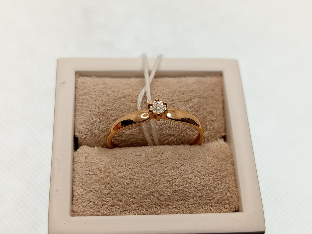 КОЛЬЦО БРИЛЛИАНТ Au 585