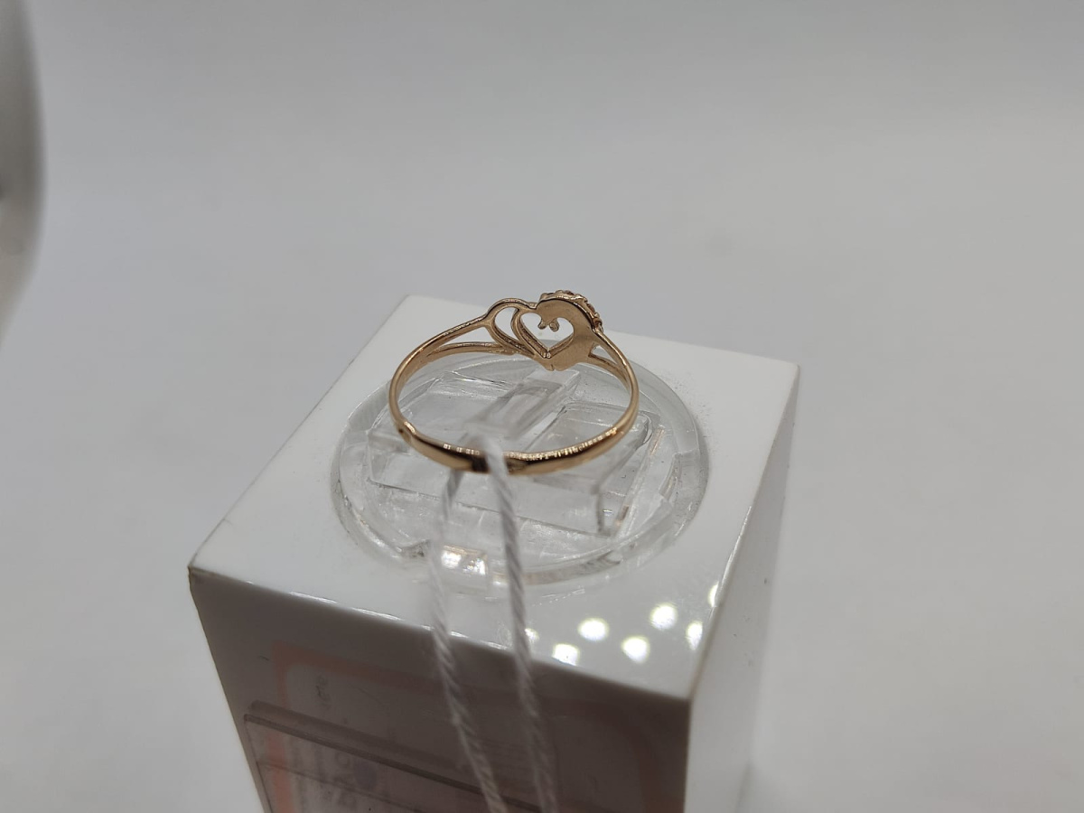 КОЛЬЦО С КАМНЯМИ (Au 585)