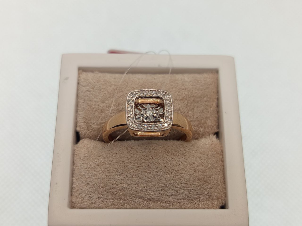 КОЛЬЦО БРИЛЛИАНТ (Au 585)