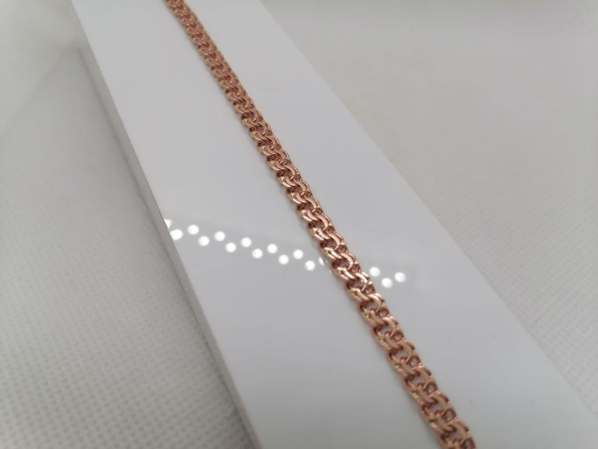 1600081 БРАСЛЕТ ПОЛНОВЕСНЫЙ Бисмарк (Au 585) 1600081 БРАСЛЕТ ПОЛНОВЕСНЫЙ Бисмарк (Au 585)