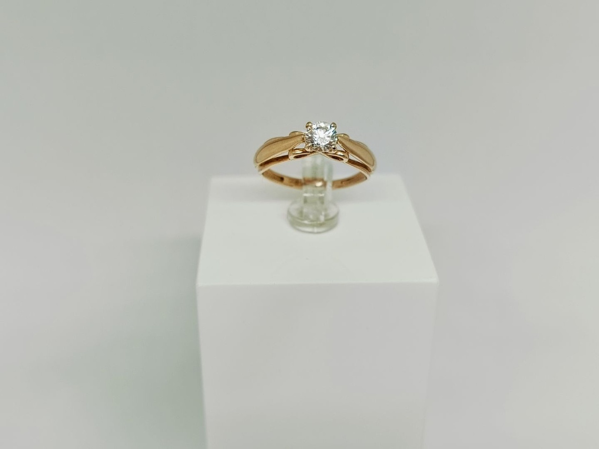 КОЛЬЦО С КАМНЕМ (Au 585)