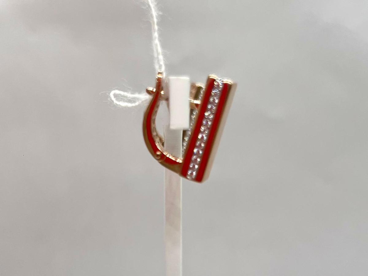 СЕРЬГИ С КАМНЯМИ (Au 585)