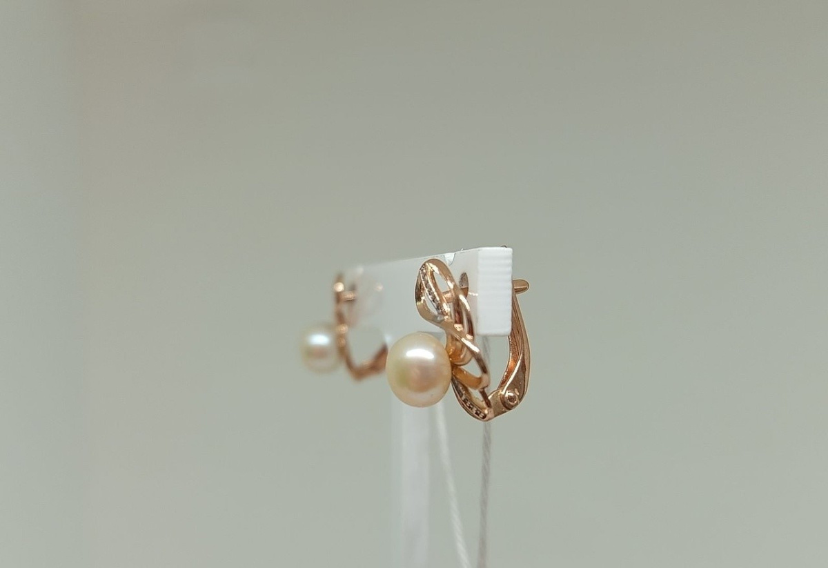 СКМИ585 СЕРЬГИ С КАМНЯМИ (Au 585)