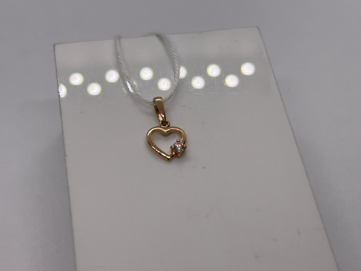 ПОДКМ585 ПОДВЕСКА С КАМНЕМ (Au 585)