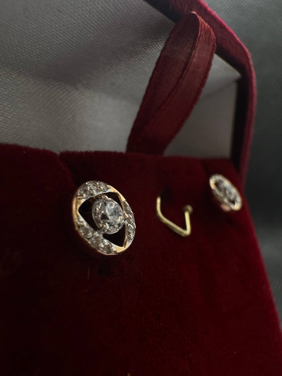 СПУС585 СЕРЬГИ ПУСЕТЫ (Au 585)