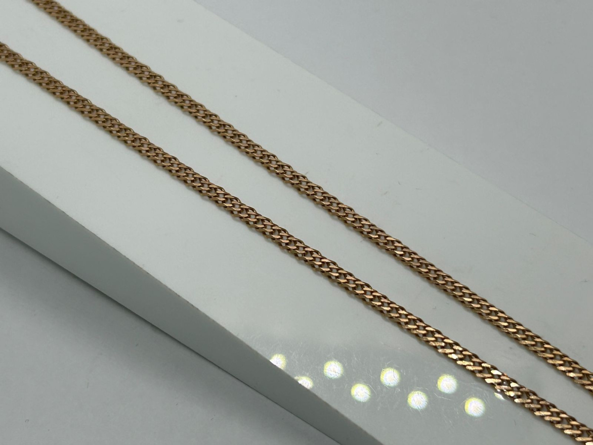 ЦЛР2585 ЦЕПЬ ПОЛНОВЕСНАЯ Ромб двойной (Au 585)