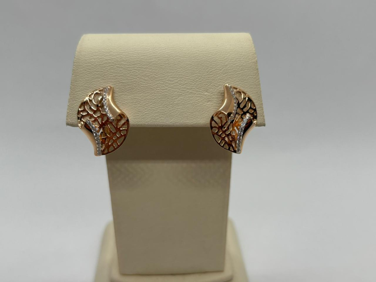 СЕРЬГИ С КАМНЯМИ (Au 585)