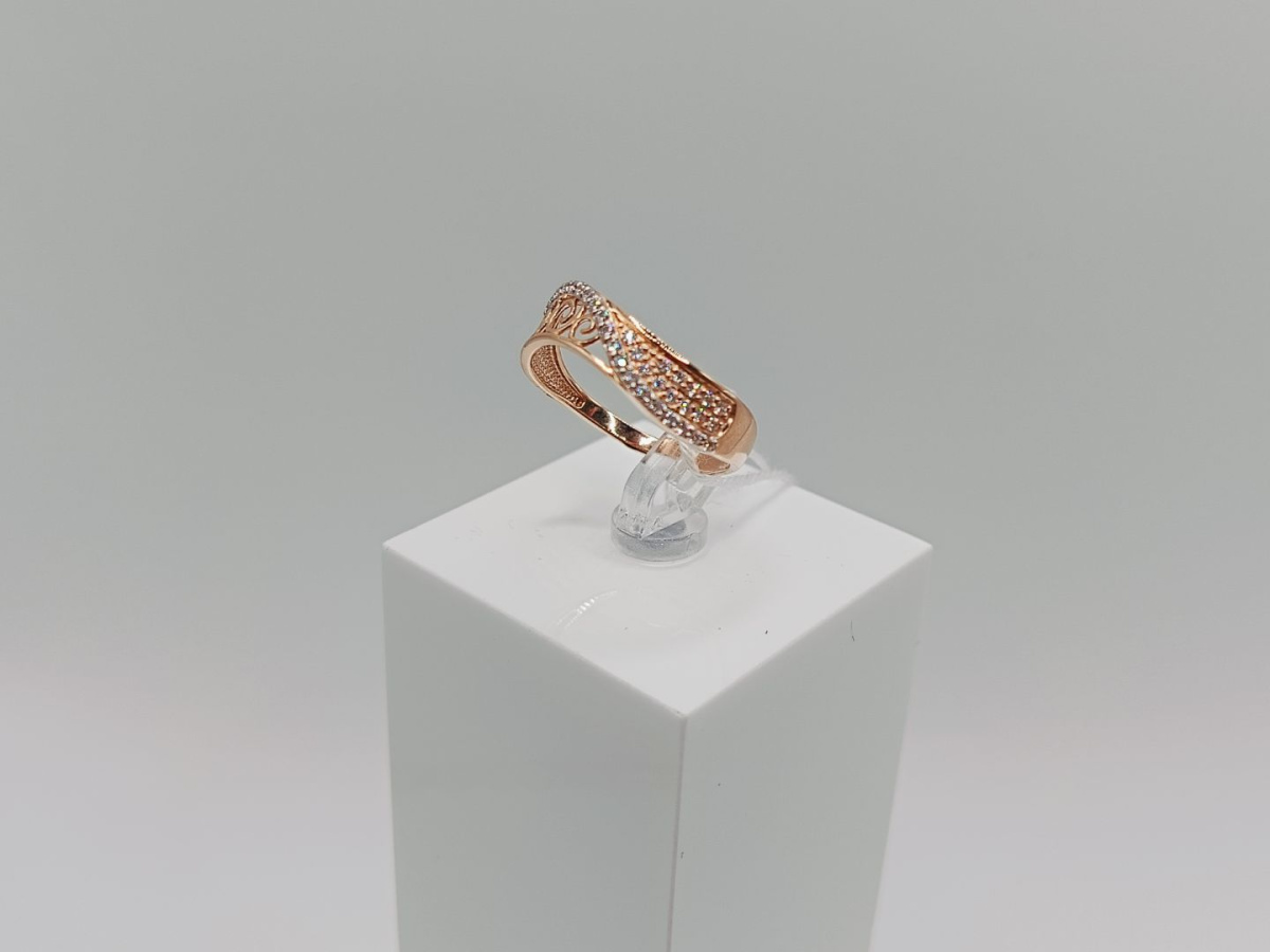 КОЛКМИ585 КОЛЬЦО С КАМНЯМИ (Au 585)