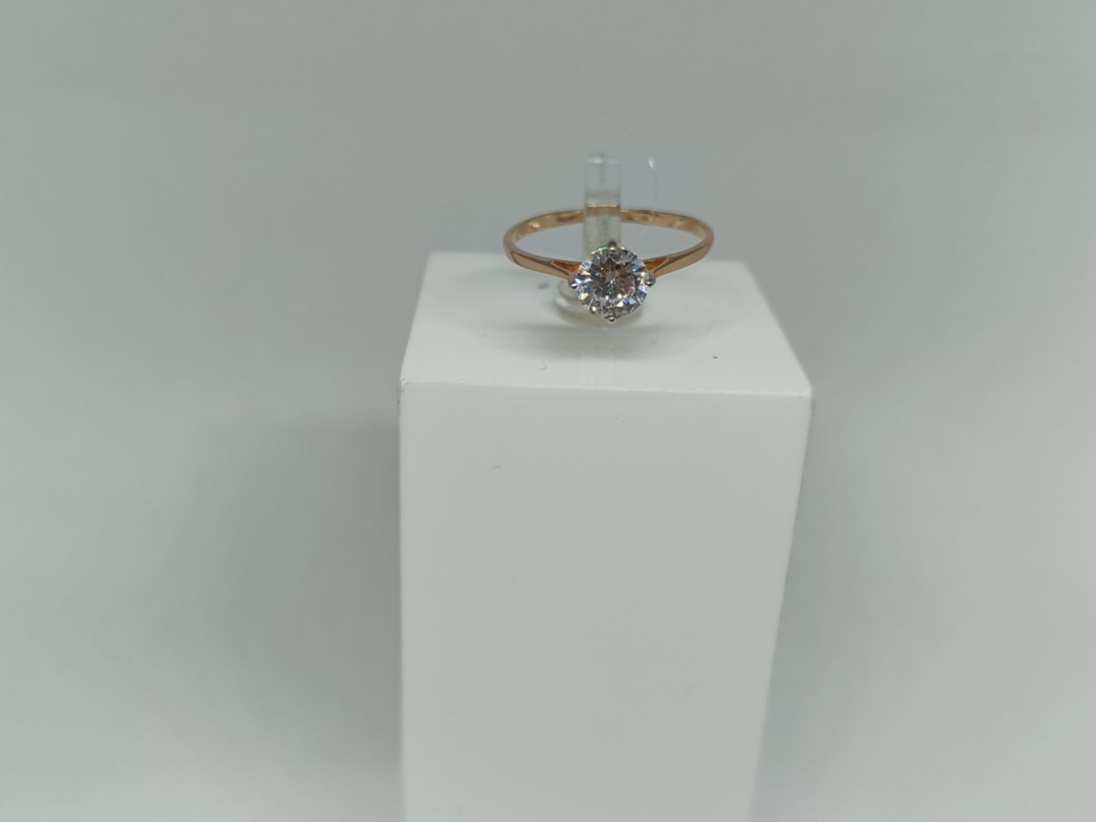 КОЛЬЦО С КАМНЕМ (Au 585)