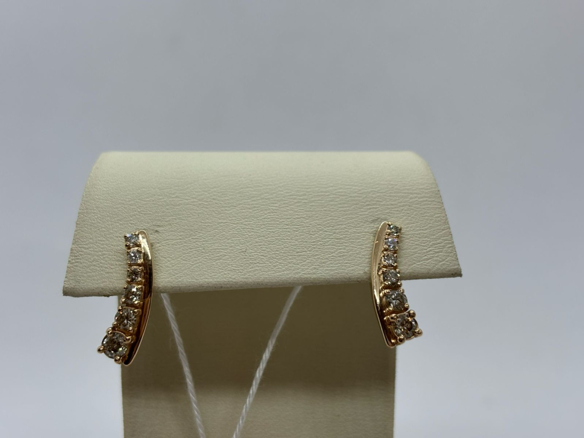 СЕРЬГИ БРИЛЛИАНТ (Au 585)