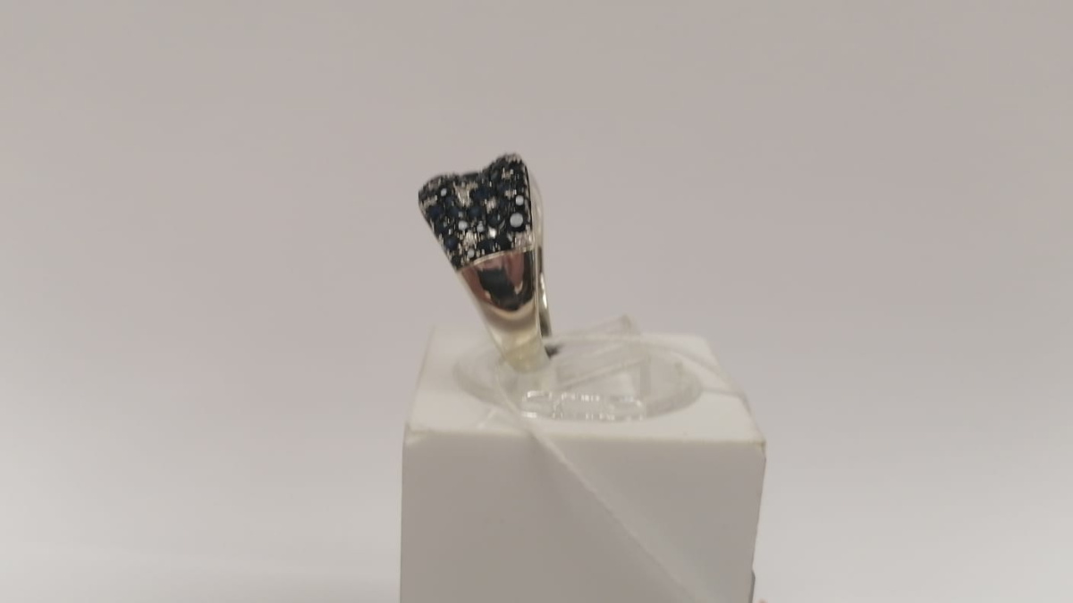 КОЛЬЦО С КАМНЯМИ (Au 585)