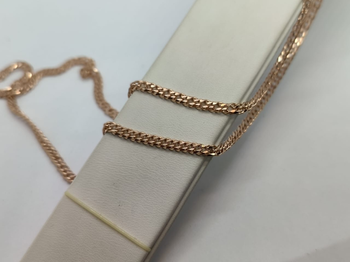 ЦЛР2585 ЦЕПЬ ПОЛНОВЕСНАЯ Ромб двойной (Au 585)