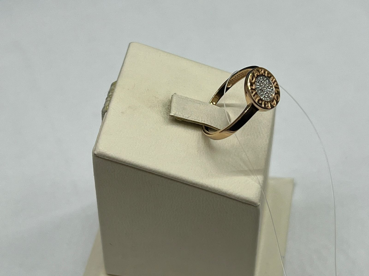 КОЛЬЦО С КАМНЯМИ (Au 585)