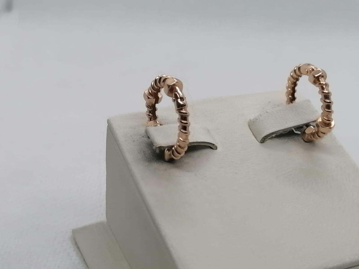 СЕРЬГИ БЕЗ КАМНЯ (Au 585)