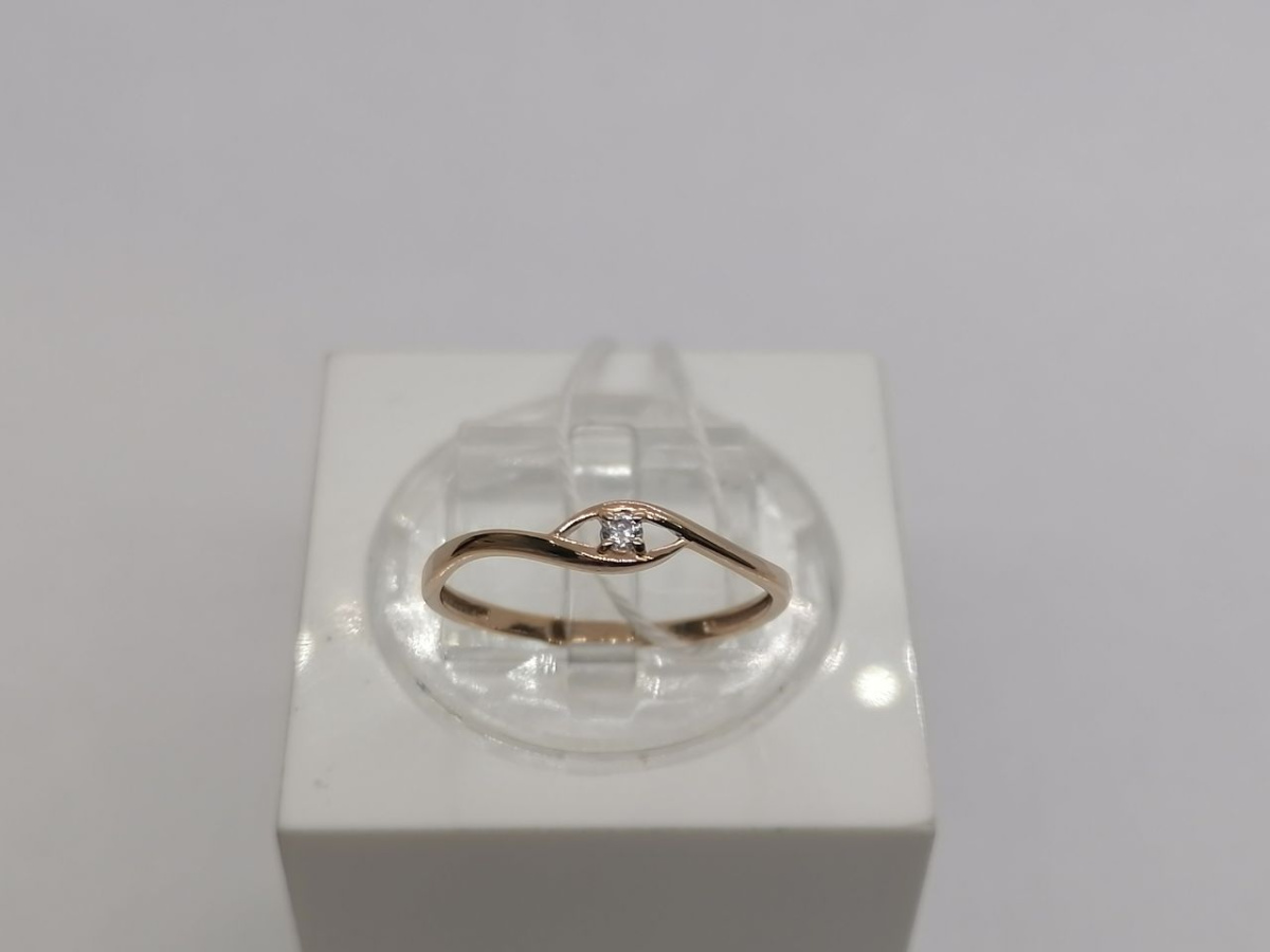 КОЛКМ585 КОЛЬЦО С КАМНЕМ (Au 585)