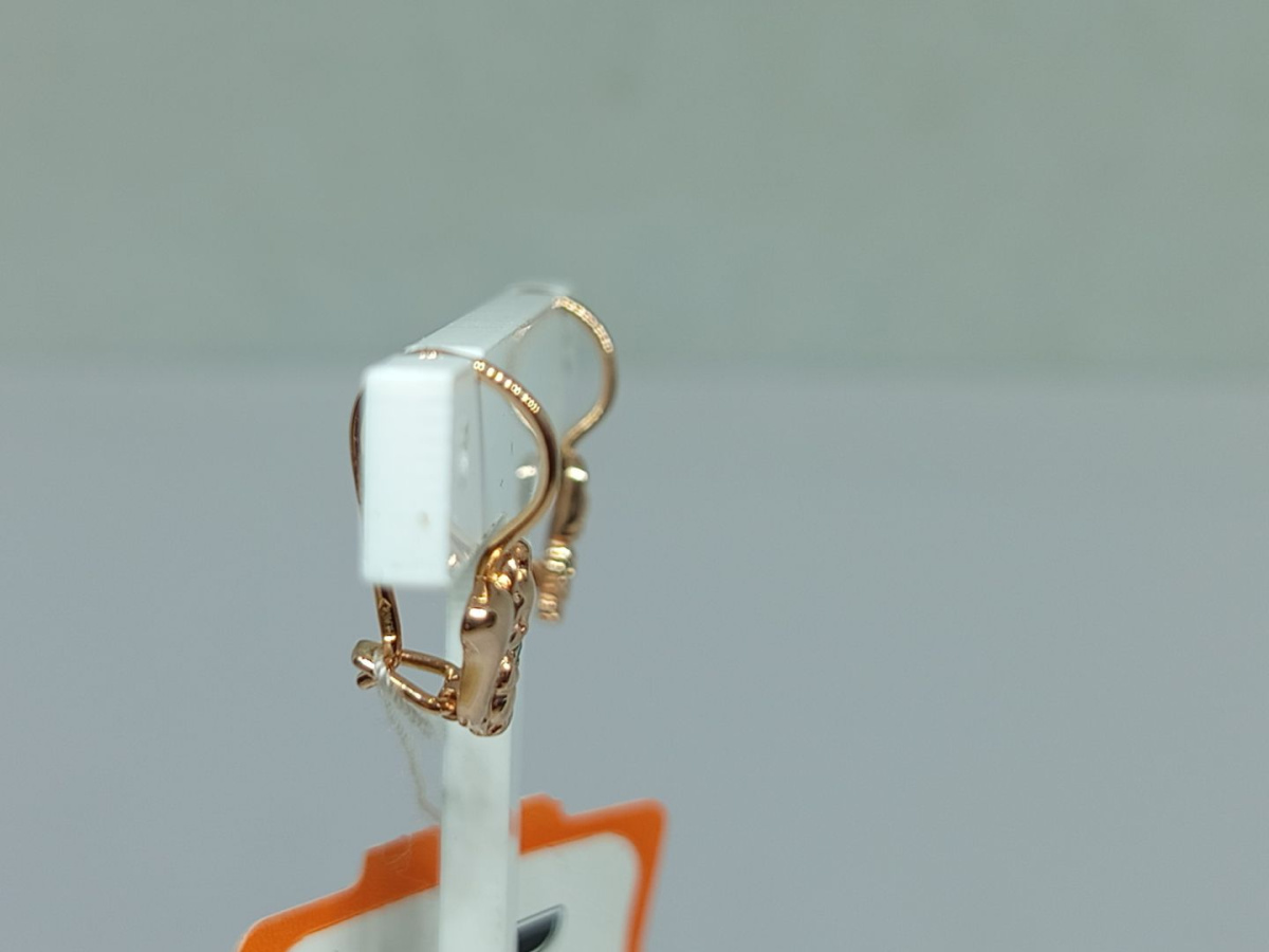 СЕРЬГИ С КАМНЕМ (Au 585)