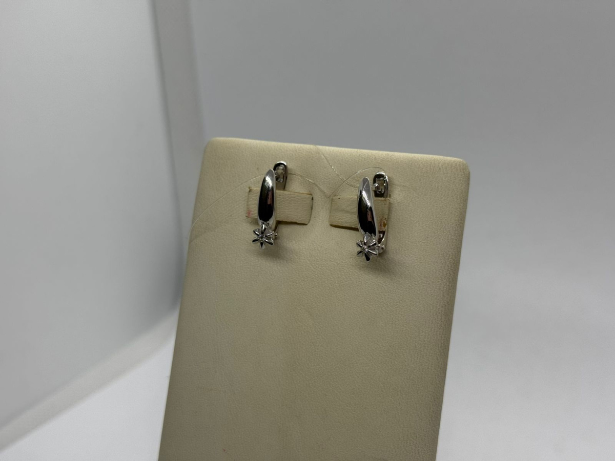 СЕРЬГИ БРИЛЛИАНТ (Ag 925)