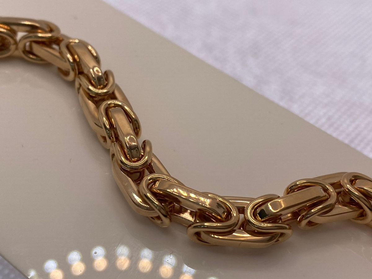 БРАСЛЕТ ПОЛНОВЕСНЫЙ Московский бит (Au 585)