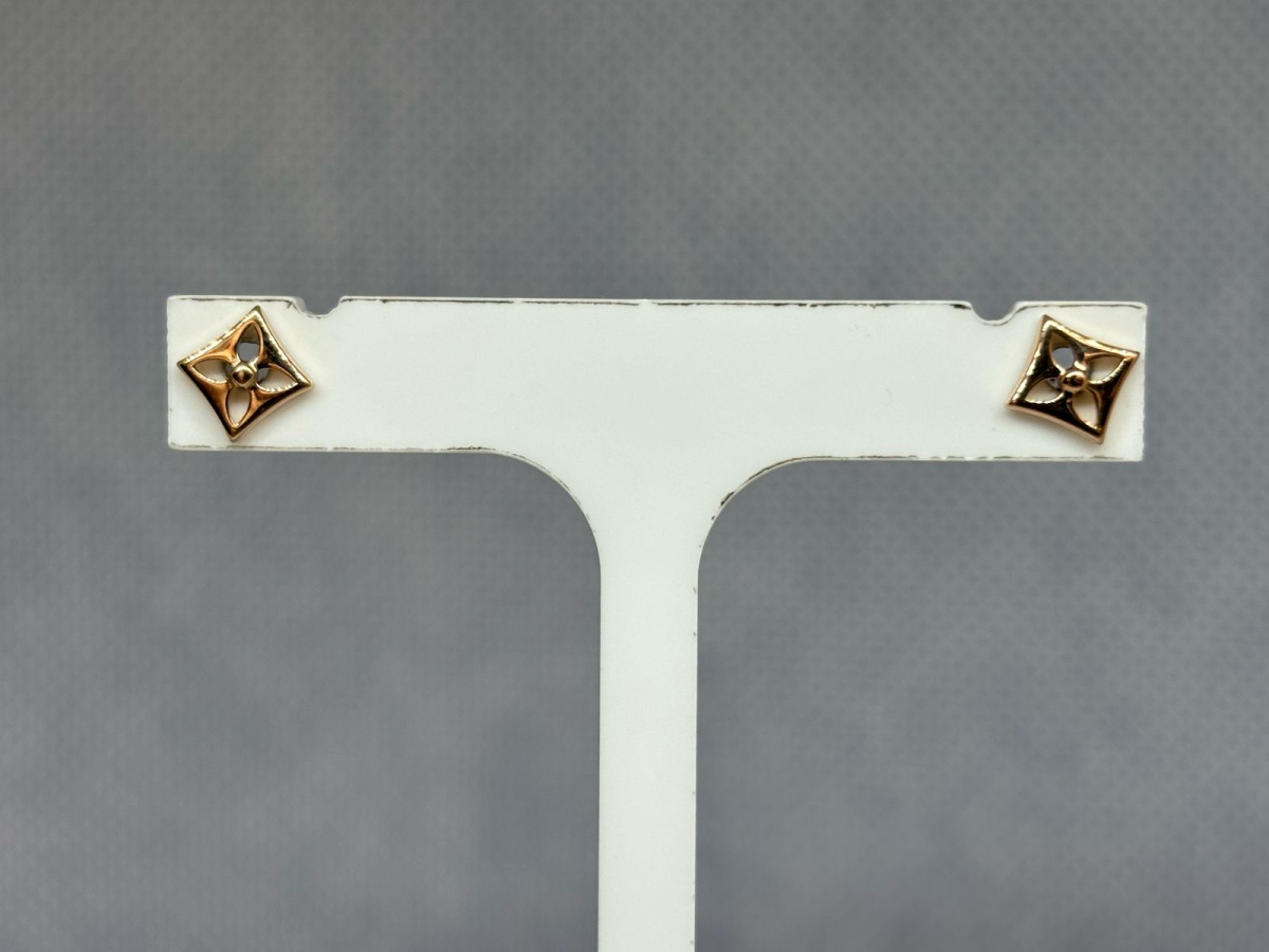 СПУС585 СЕРЬГИ ПУСЕТЫ (Au 585) СПУС585 СЕРЬГИ ПУСЕТЫ (Au 585)