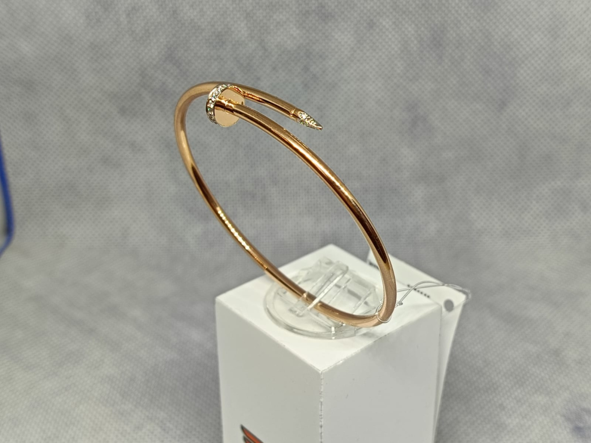 070029 БРАСЛЕТ ЖЕСТКИЙ с камнями (Au 585)