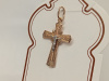 ПОДВЕСКА КРЕСТ без камня (Au 585)