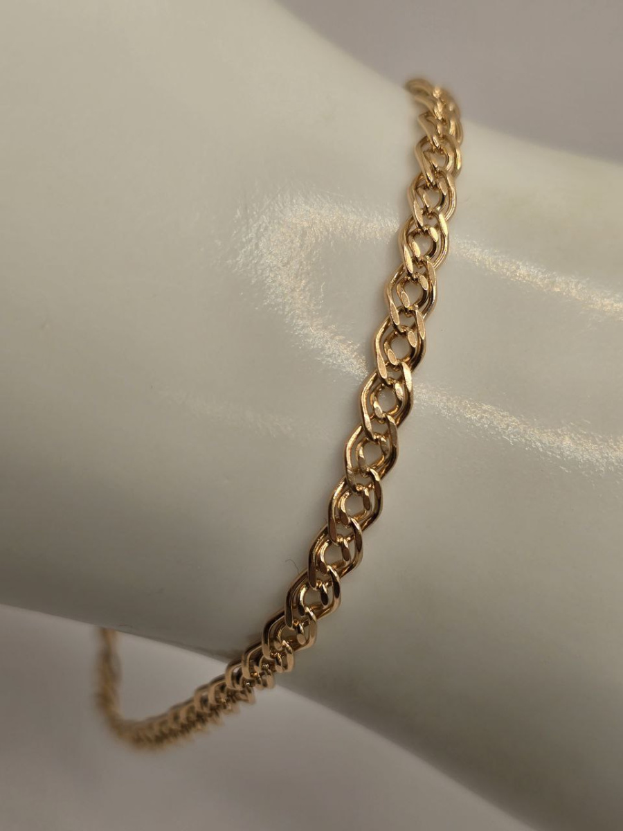 БРАСЛЕТ ПОЛНОВЕСНЫЙ Нона Au 585