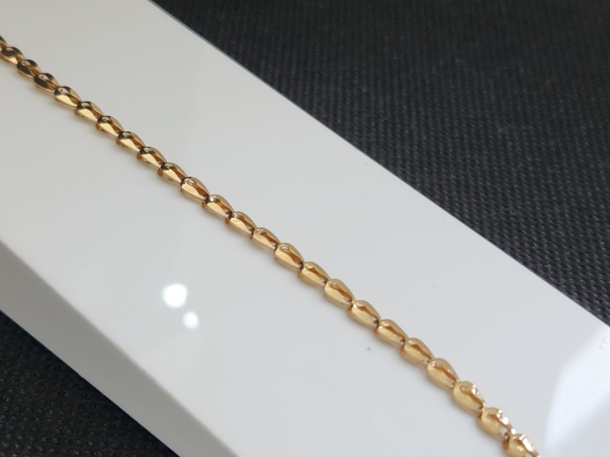 БРАСЛЕТ ПОЛНОВЕСНЫЙ Штамповка Au 585