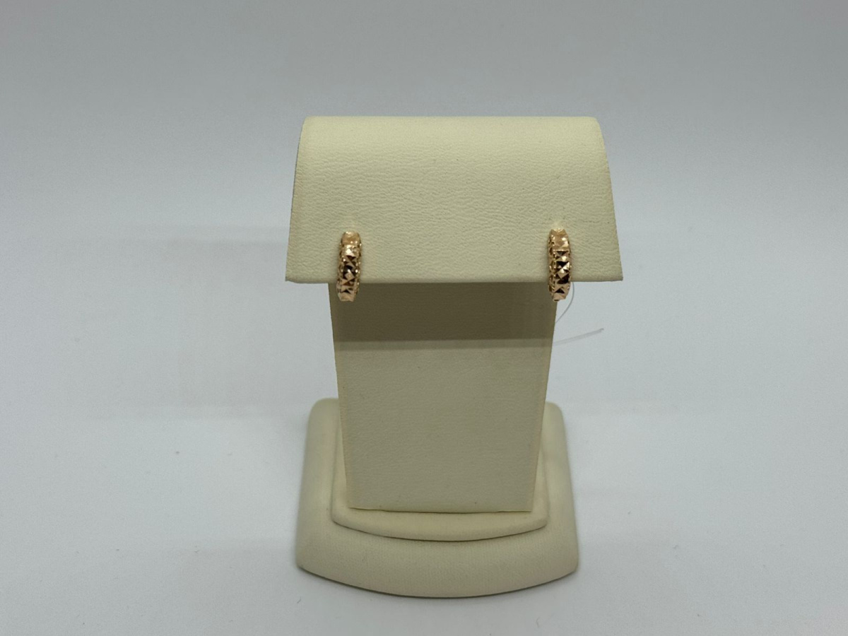 СЕРЬГИ БЕЗ КАМНЯ (Au 585)