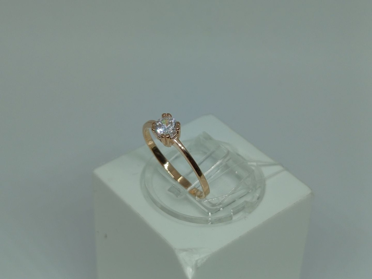 КОЛЬЦО С КАМНЕМ (Au 585) КОЛЬЦО С КАМНЕМ (Au 585)