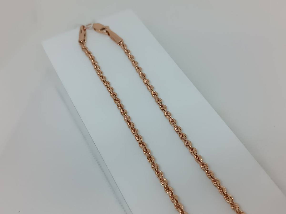 ЦЛВР585 ЦЕПЬ ПОЛНОВЕСНАЯ Веревка (Au 585)