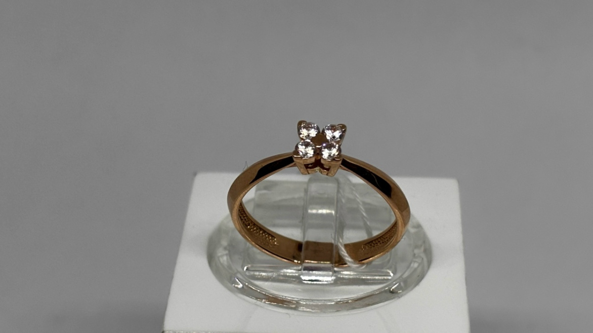 КОЛКМИ585 КОЛЬЦО С КАМНЯМИ (Au 585)