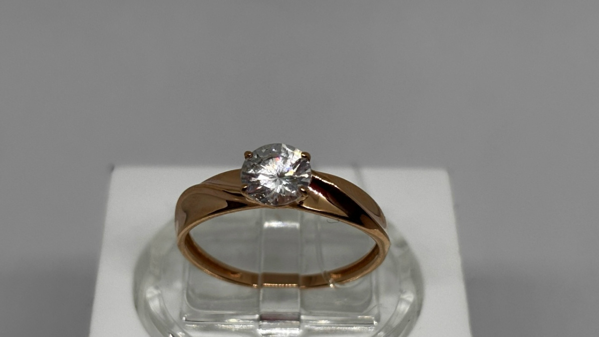 КОЛЬЦО С КАМНЕМ (Au 585)