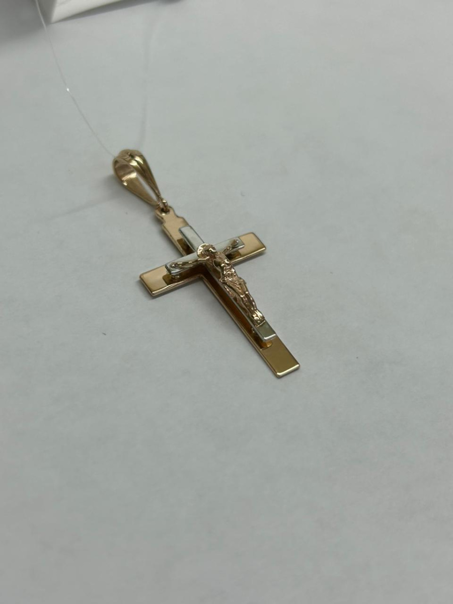 810-00322-10-00-00-00 ПОДВЕСКА КРЕСТ (Au 585)