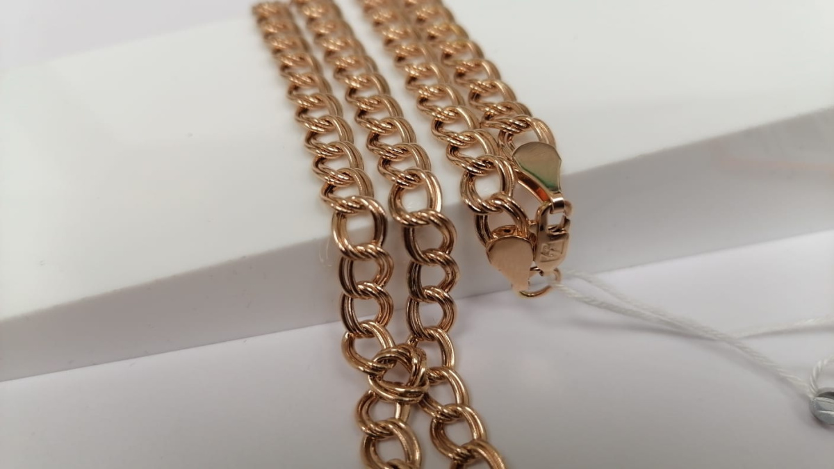 ЦЛПП585 ЦЕПЬ ПОЛНОВЕСНАЯ Панцирное параллельное (Au 585)