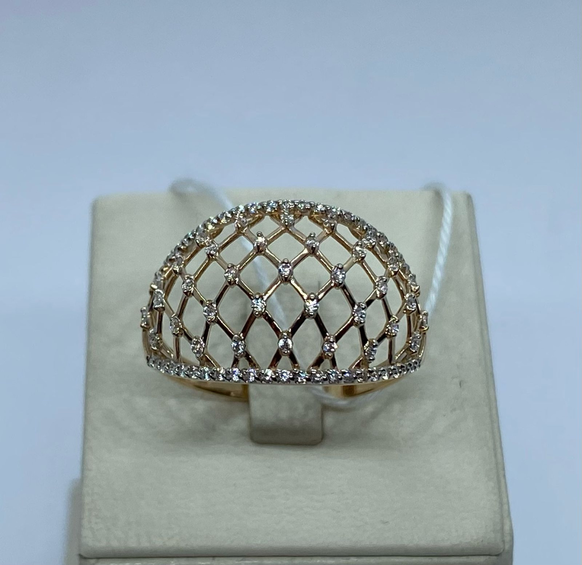 КОЛКМИ585 КОЛЬЦО С КАМНЯМИ (Au 585)