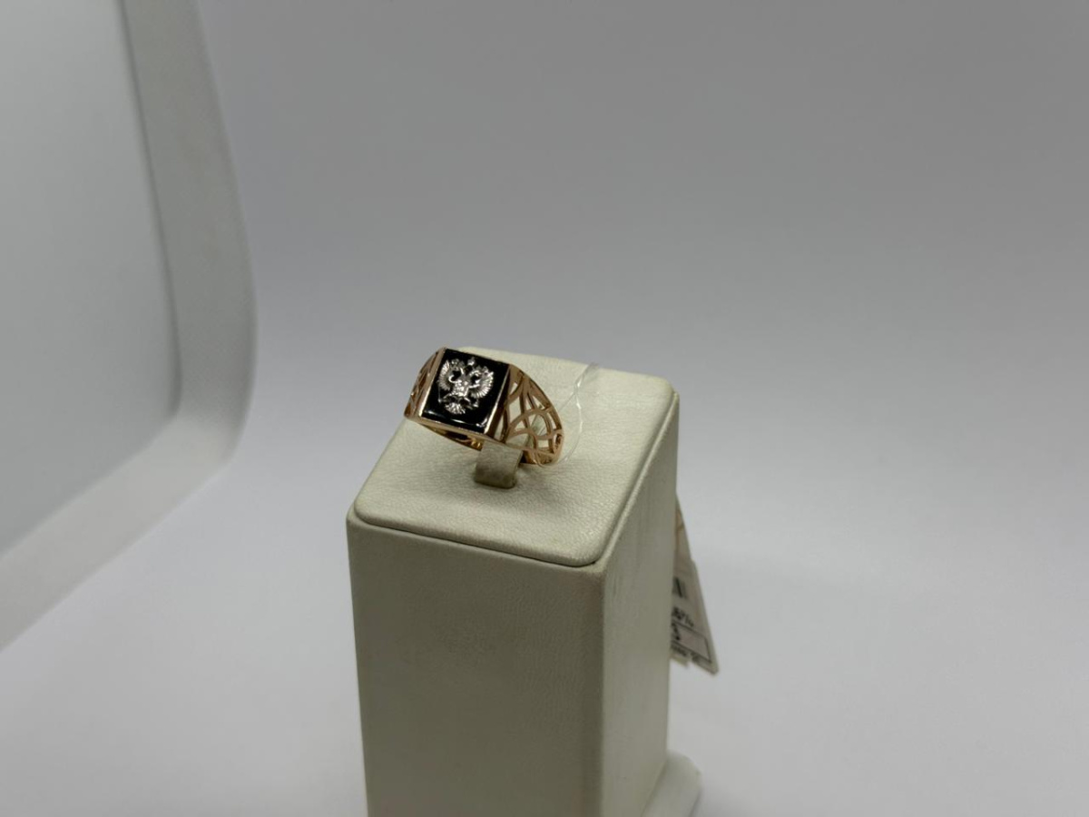 ПЕЧАТКА С КАМНЯМИ (Au 585)