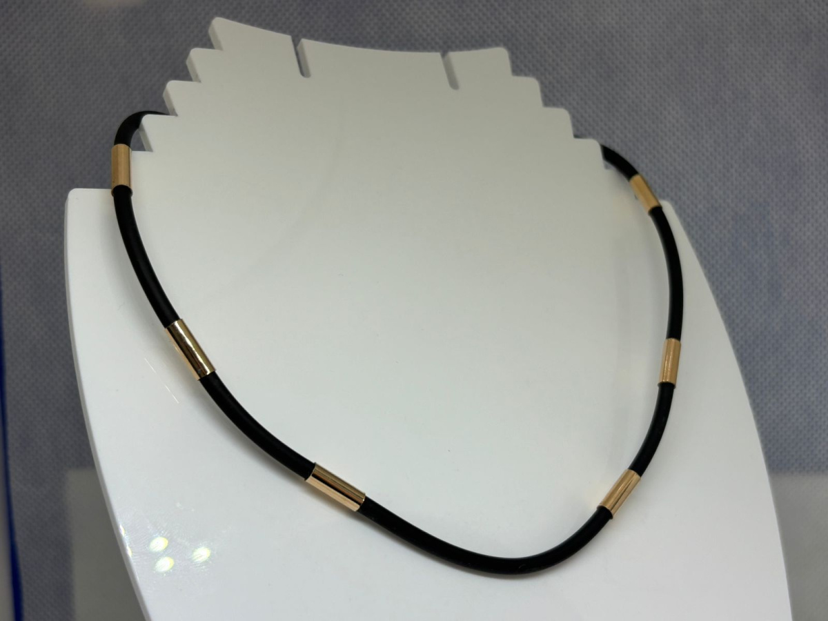 6032-6В КОЛЬЕ КАУЧУК (Au 585)