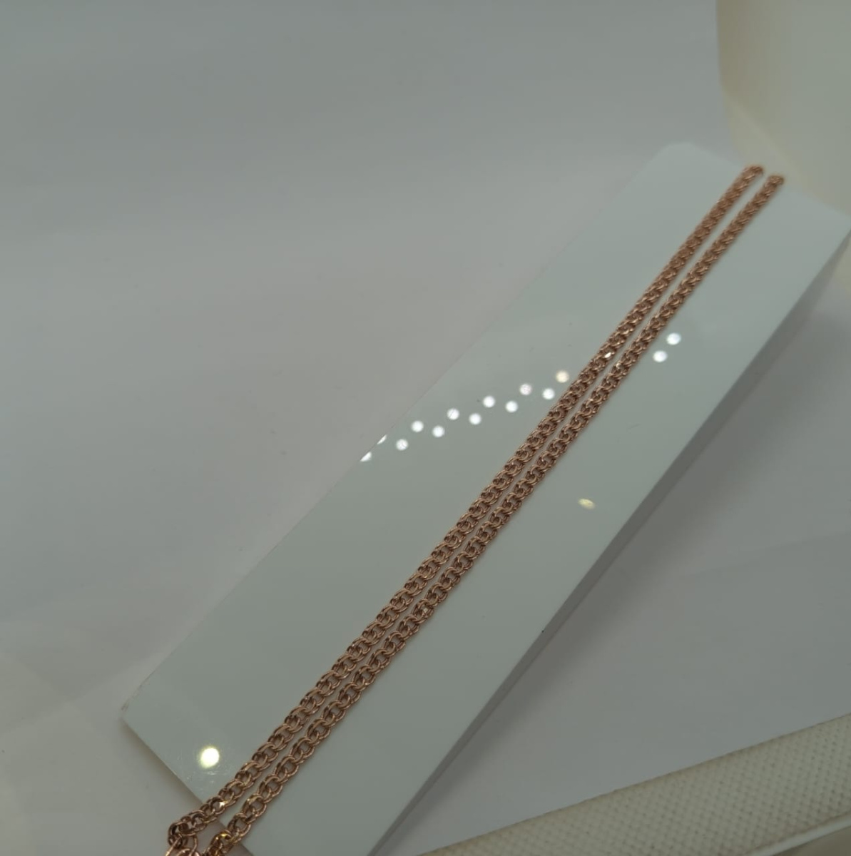 570006022 ЦЕПЬ ПУСТОТЕЛАЯ Бисмарк (Au 585)