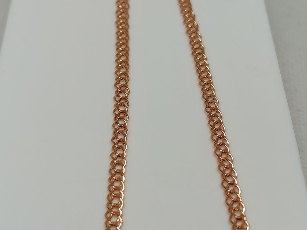 НЦ 12-076ПГ ЦЕПЬ ПУСТОТЕЛАЯ Ромб двойной (Au 585)