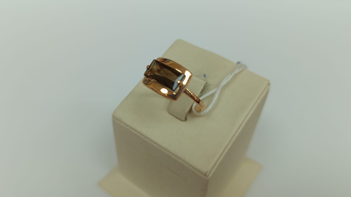 КОЛКМ585 КОЛЬЦО С КАМНЕМ (Au 585)