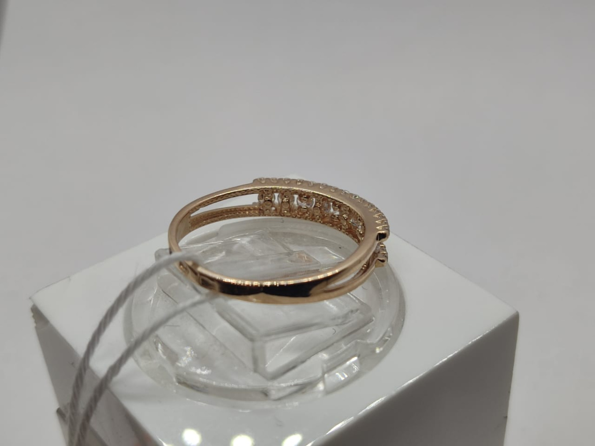 КОЛКМИ585 КОЛЬЦО С КАМНЯМИ (Au 585)