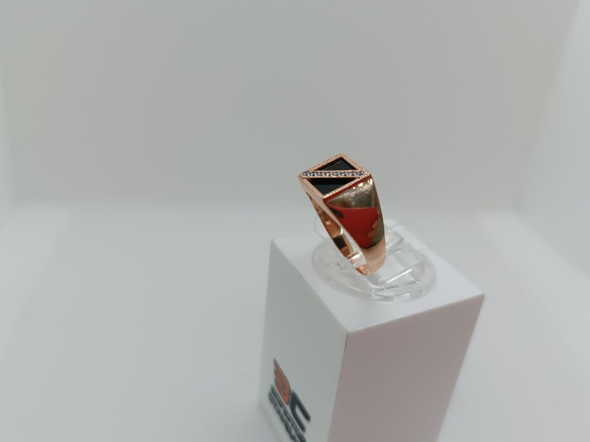 ПЕЧАТКА С КАМНЯМИ (Au 585)