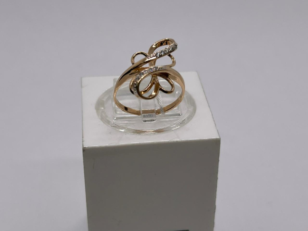 КОЛКМИ585 КОЛЬЦО С КАМНЯМИ (Au 585)