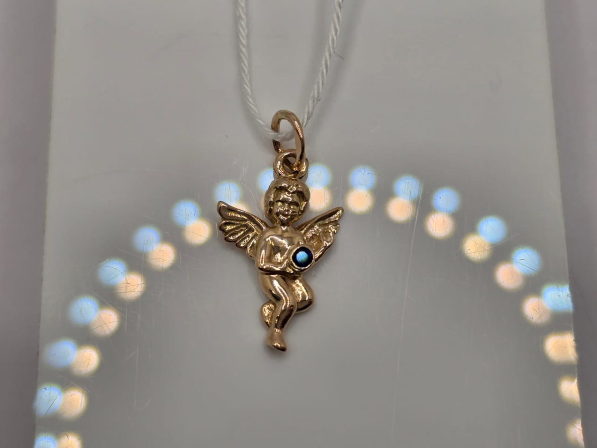 ПОДКМ585 ПОДВЕСКА С КАМНЕМ (Au 585)