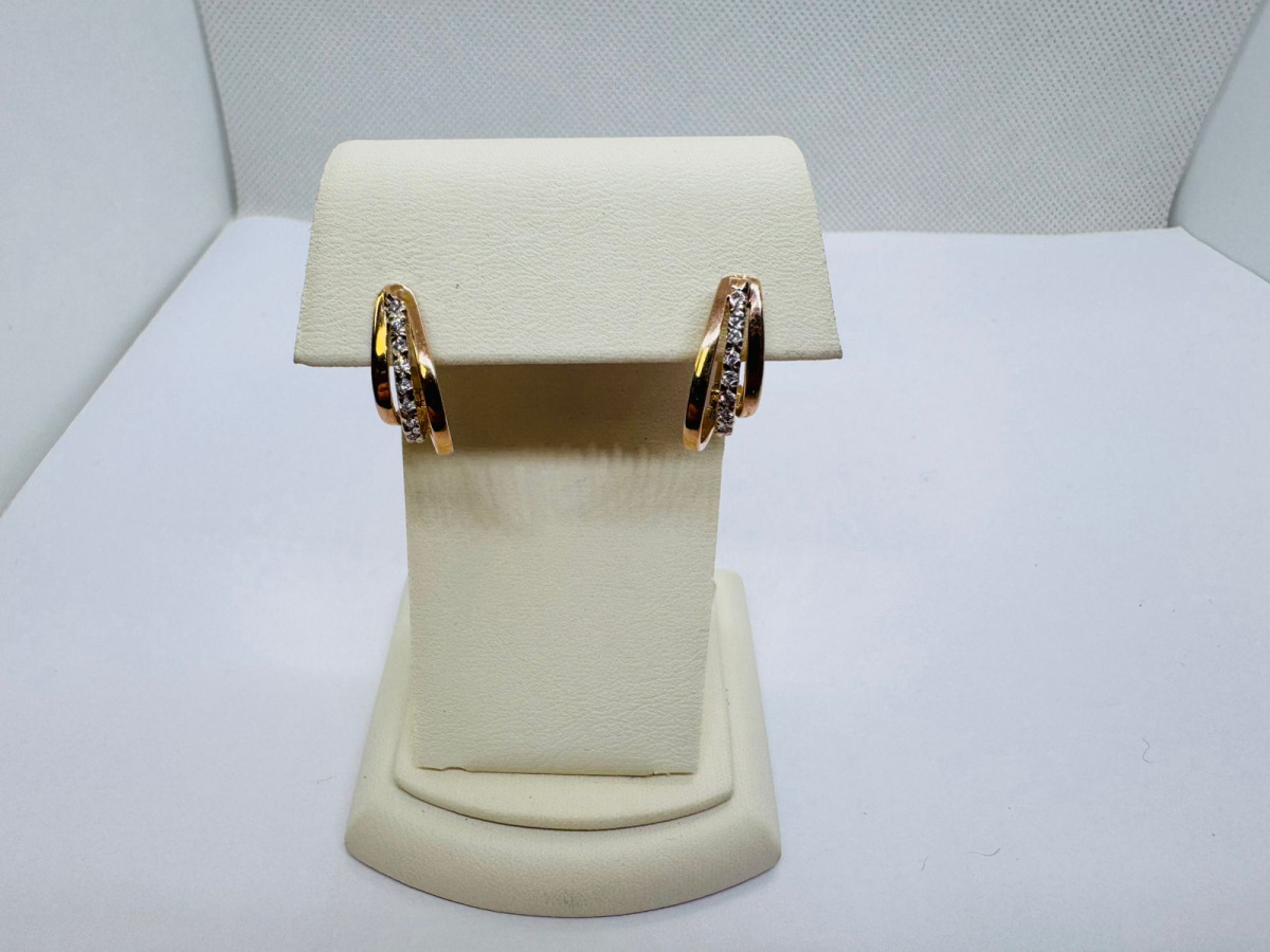 СЕРЬГИ С КАМНЯМИ (Au 585)