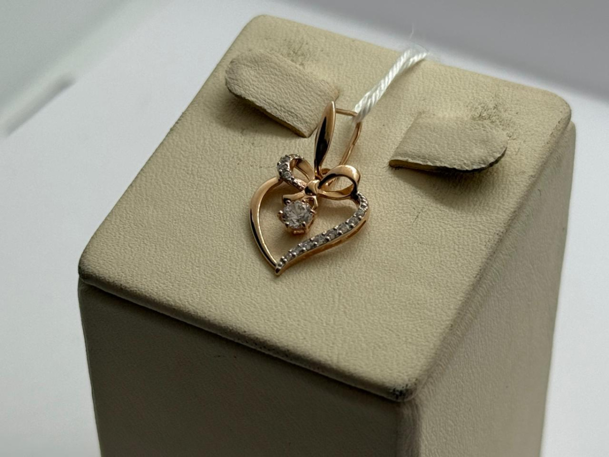 ПОДКМИ585 ПОДВЕСКА С КАМНЯМИ (Au 585)