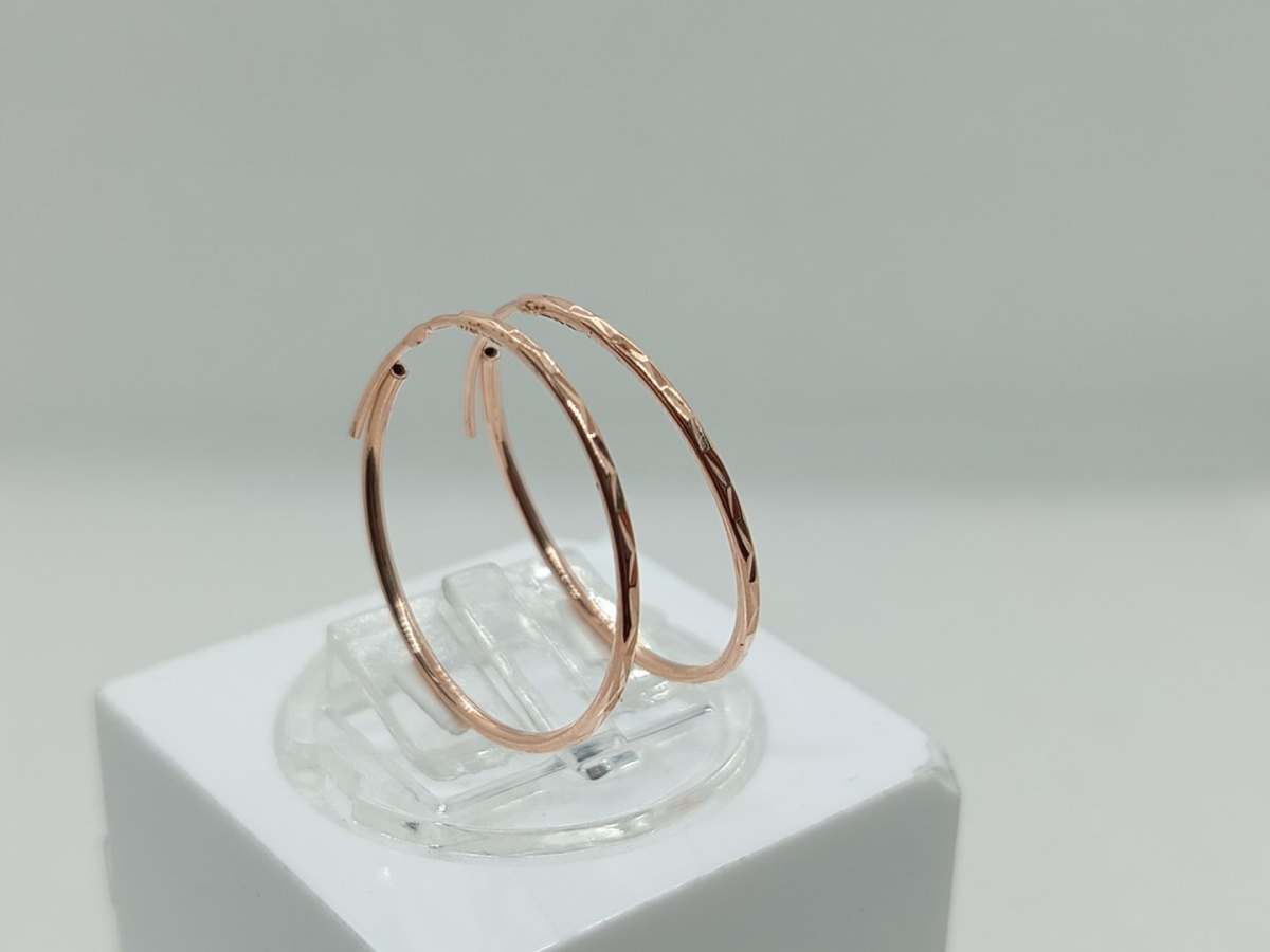 СКОН585 СЕРЬГИ КОНГО (Au 585)