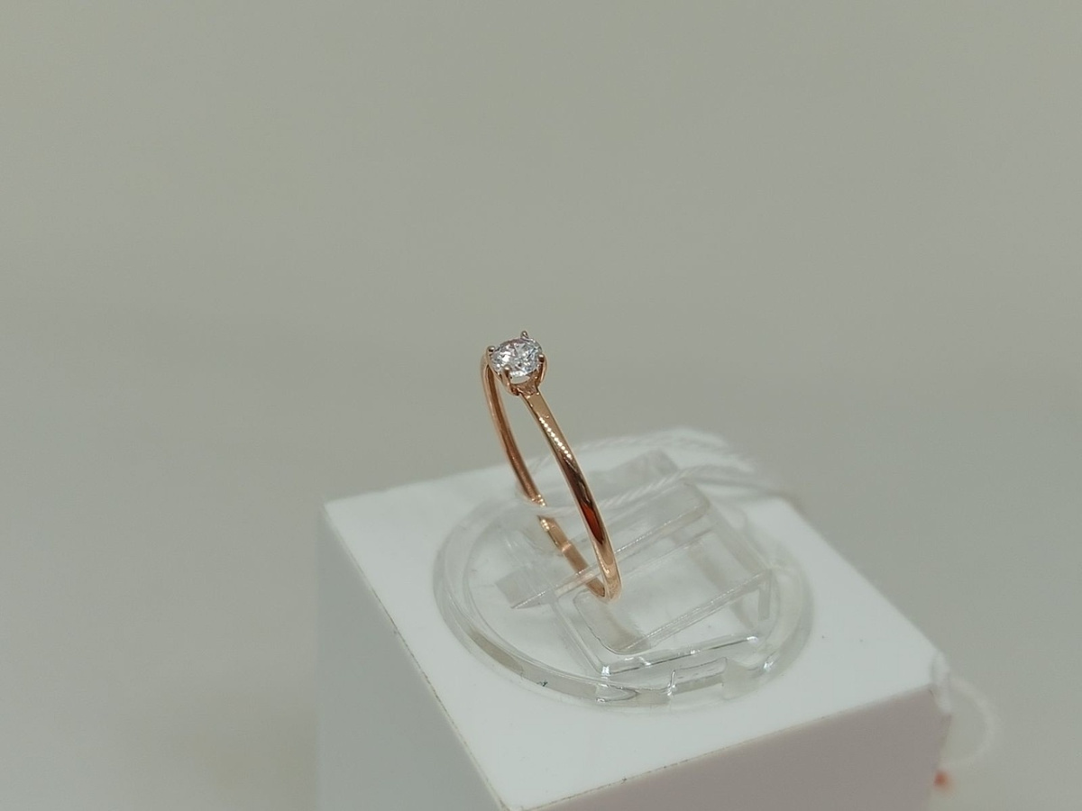 КОЛКМ585 КОЛЬЦО С КАМНЕМ (Au 585)