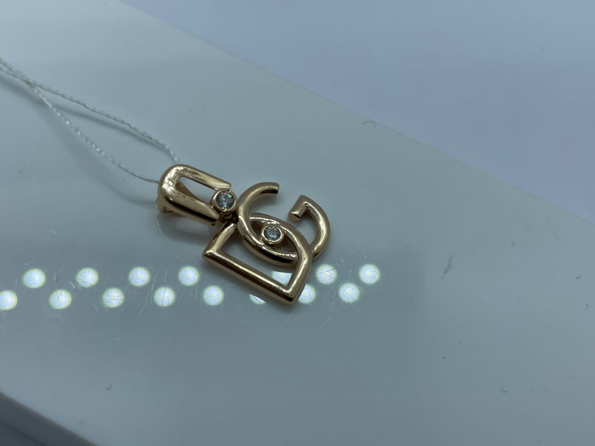 ПОДВЕСКА С КАМНЯМИ (Au 585)