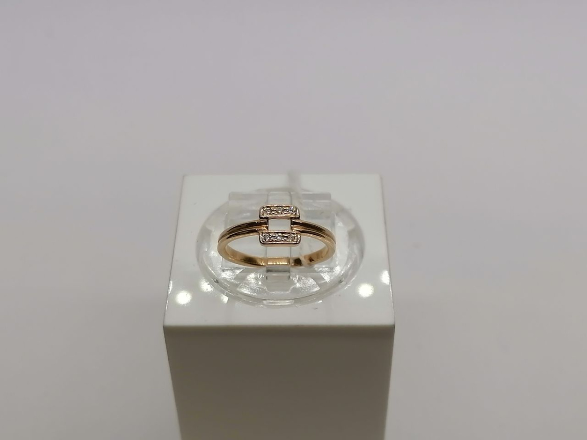 КОЛКМИ585 КОЛЬЦО С КАМНЯМИ (Au 585)